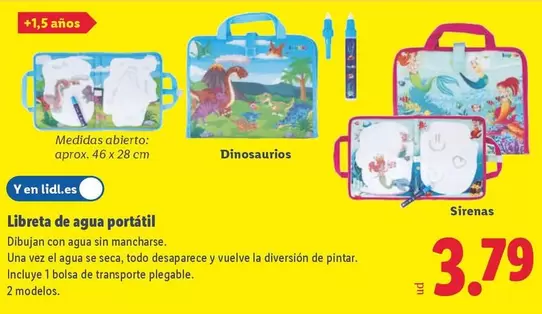 Libreta De Agua Portátil 