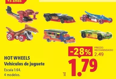 Hot Wheels - Vehiculos De Juguete