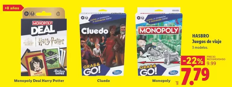 Hasbro - Juego De Viaje