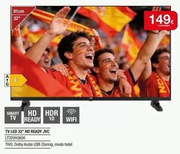 JVC - TV LED 32" HD READY LT32VH3600