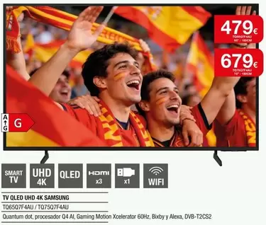 Samsung - TV QLED UHD 4K TQ65Q7F4AU/TQ75Q7F4AU