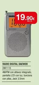 Daewoo - Radio Digital DW1115