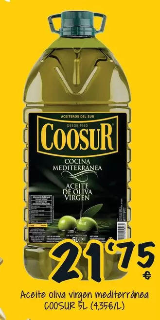 Coosur - Aceite Oliva Virgen Mediterranea