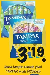 Tampax - Gama Tampon Compak Pearl