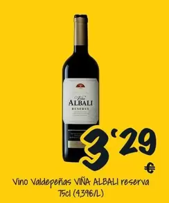 Valdepeñas - Vino Valdepenas Viña Albali Reserva