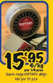 Boffard - Queso Oveja Anejo Kilo Por 1/4 Pza