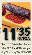 Chorizo O Salchichon Iberico Cular