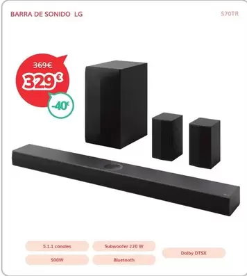 LG - Barra De Sonido S70TR