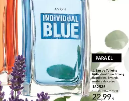 Avon - Eau De Toilette Individual Blue Strong