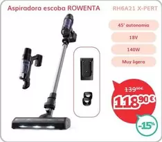 Rowenta - Aspiradora Escoba RH6A21 Xpert