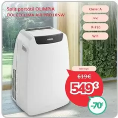 Olimpia - Split Portátil Dolceclima Air Pro16nw