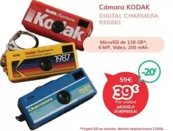 Kodak - Cámara Digital Charmera RK0601