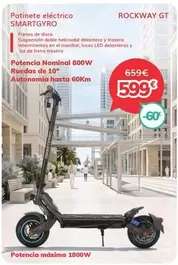Smartgyro - Patinete Eléctrico Rockway GT