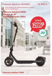 Segway - Patinete Eléctrico E2 Pro