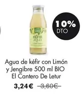 El Cantero De Letur - Agua De Kefir Con Limon Y Jengibre Bio