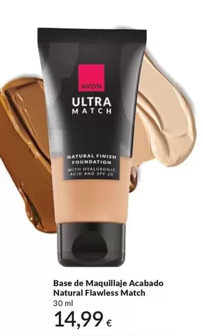 Avon - Base De Maquillaje Acabado Natural Flawless Match