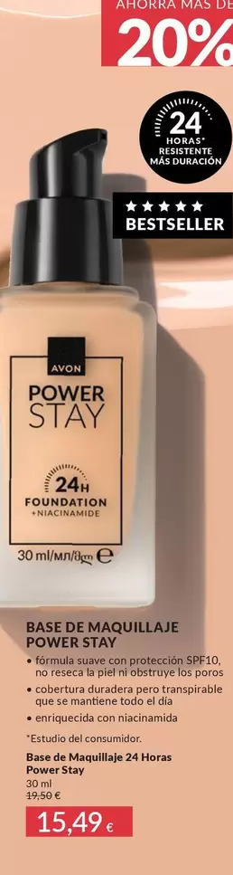 Avon - Base De Maquillaje Power Stay