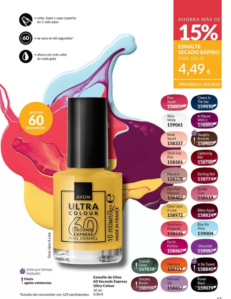 Esmalte De Uñas 60 Seconds Express Ultra Colour