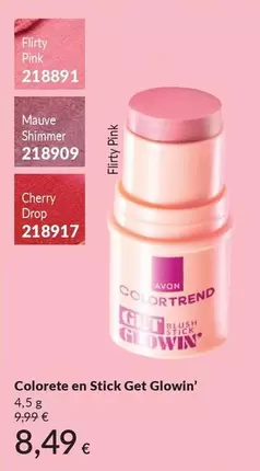 Avon - Colorete En Stick Get Glowin'