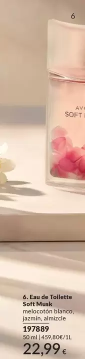 Avon - Eau De Toilette Soft Musk