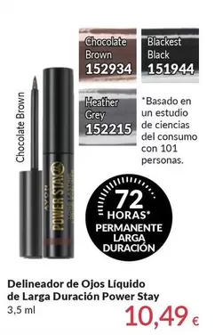 Avon - Delineador De Ojos Líquido De Larga Duracion