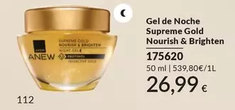 Anew - Gel De Noche Supreme Gold Nourish & Brighten 175620