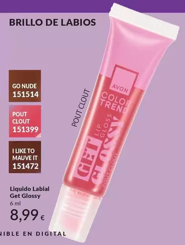 Avon - Liquido Labial Get Glossy