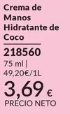 Avon - Crema De Manos Hidratante De Coco