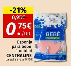 Centra Line - Esponja Para Bebe