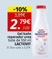 Lactovit - Gel Bano Reparador Urea Bote De 550 Ml