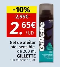 Gillette - Gel De Afeitar Piel Sensible