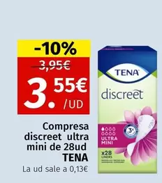 Tena - Compresa Discreet Ultra Mini