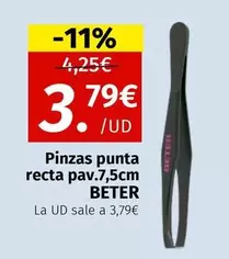 Beter - Pinzas Punta Recta