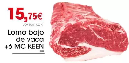 Lomo Bajo De Vaca + 6 Mc Keen
