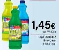 Estrella - Lejía Limón, Azul O Pino