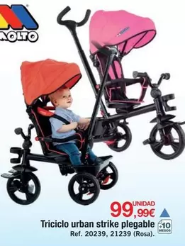 Molto - Triciclo Urban Strike Plegable