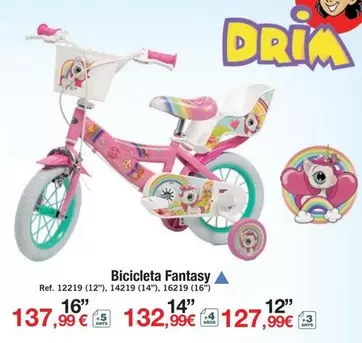 DRIM - Bicicleta Fantasy