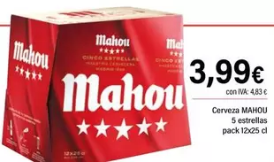 Mahou - Cerveza 5 Estrellas