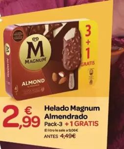 Magnum - Helado Almendrado
