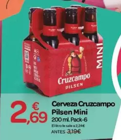Cruzcampo - Cerveza Pilsen Mini