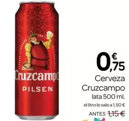 Cruzcampo - Cerveza Lata