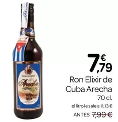 Arecha - Ron Elixir De Cuba