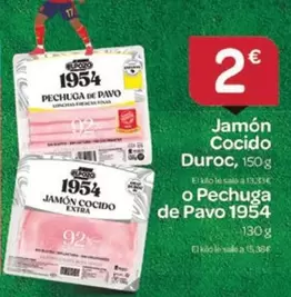 duroc - Jamon Cocido Duroc O Pechuga De Pavo