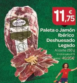 Legado Ibérico - Paleta O Jamón Ibérico Deshuesado