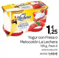 La Lechera - Yogur Con Fresa O Melocoton