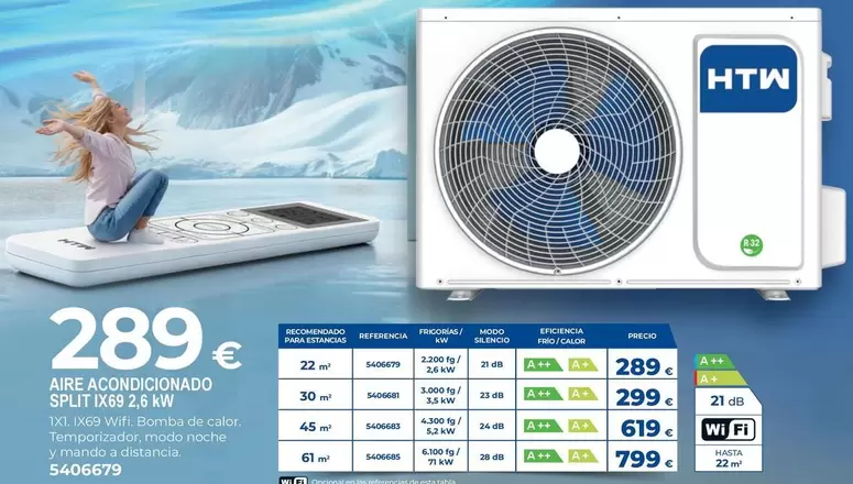 HTW - Acondicionado Split IX9 2,6 KW