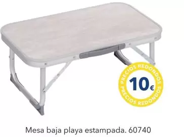 Mesa Baja Playa Estampada
