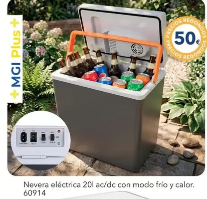 Nevera Eléctrica 20L AC/DC Con Modo Frío Y Calor
