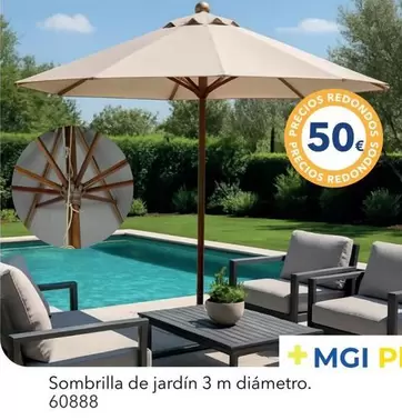 MGI - Sombrilla De Jardín 