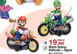 Mario Galaxy Vehículo + Figura